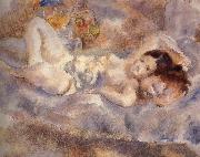 Jules Pascin Decumbence of Ailiyane painting